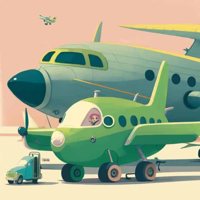 Poveste de culcare - Despre avionul lacom