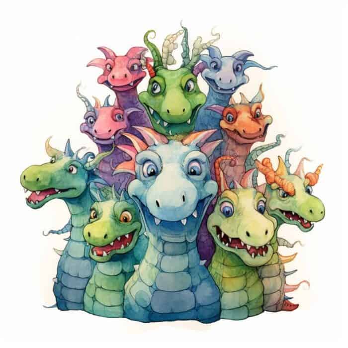 Poveste pentru ora de culcare - Dragonul cu douăsprezece capete