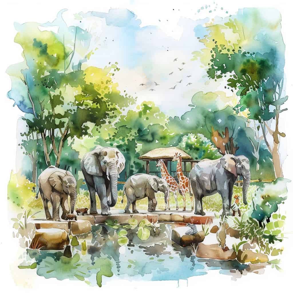 Pohádka pro děti - Povești despre grădina zoologică