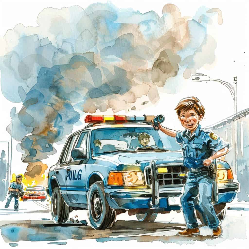 Pohádka ke čtení - Povești despre polițiști