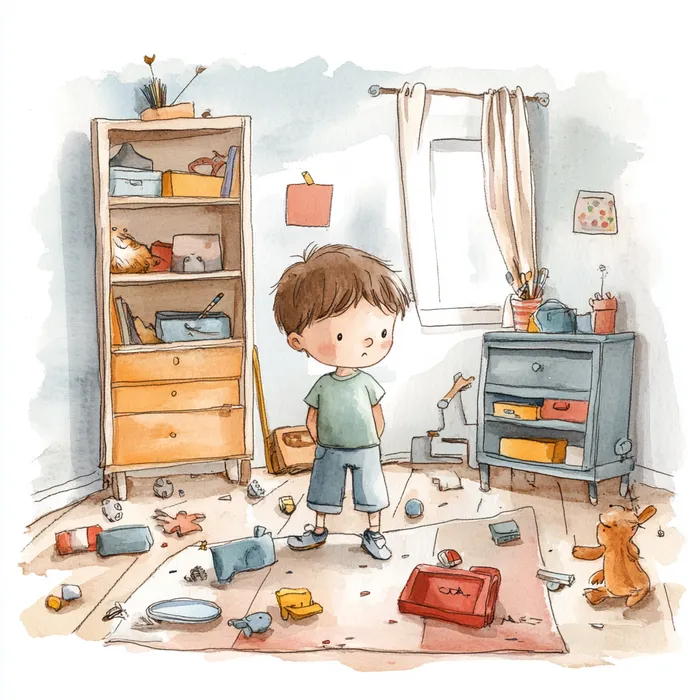 Povestioară de seară - Valentin și spiridușii culegători