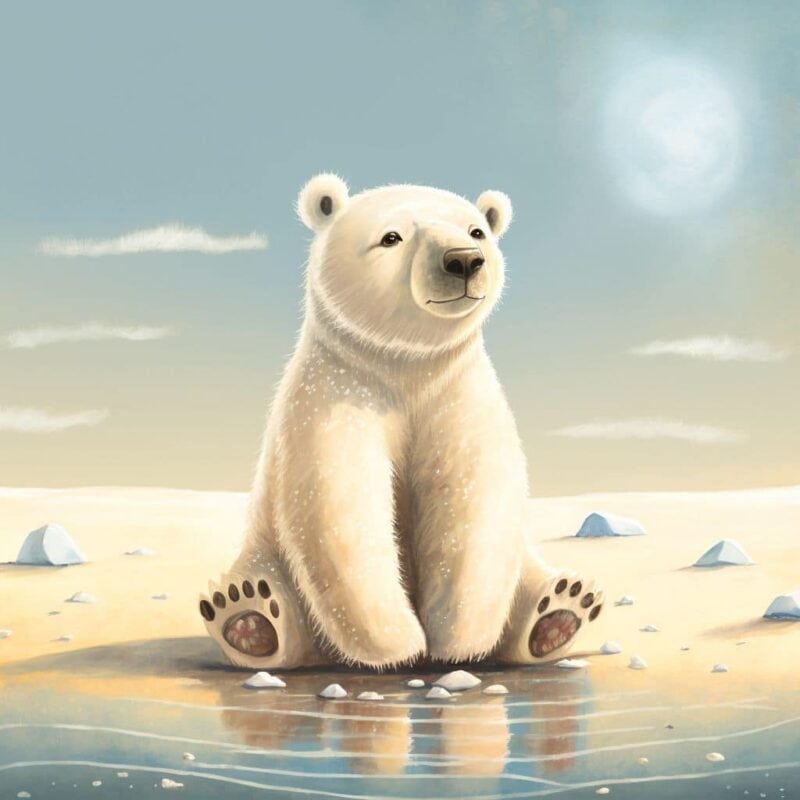 Povestioară de seară pentru copii - Despre ursul polar