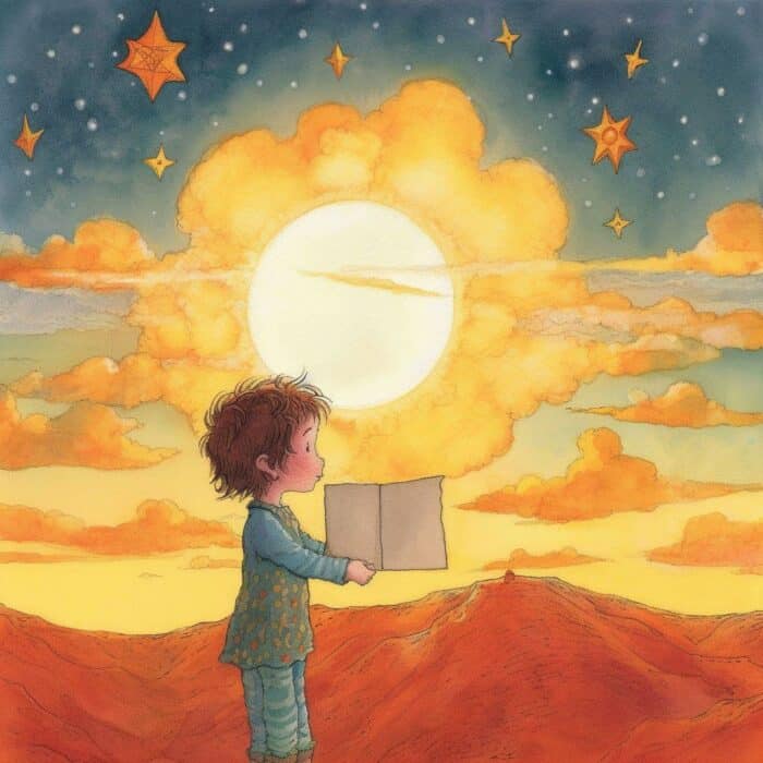 Poveste pentru ca un copil să adoarmă - Cum soarele a scris copiilor la grădiniță