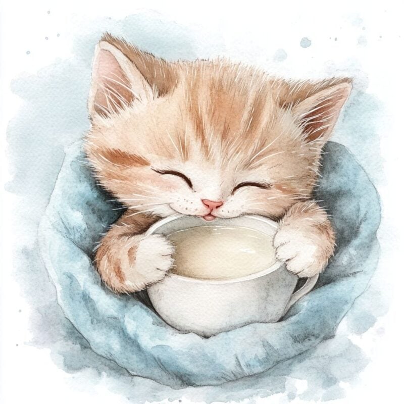 Povestioară de culcare - Pisicuța și acul de păr