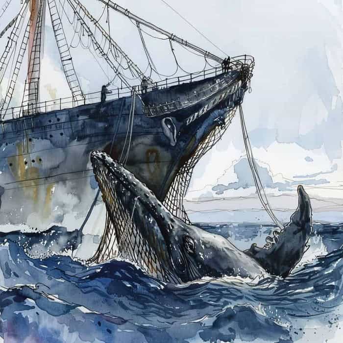 Povestioară de seară pentru copii - Balena singuratică