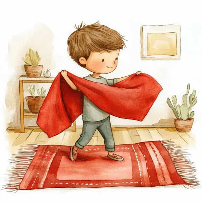 Povestioară de culcare - Pătura zburătoare