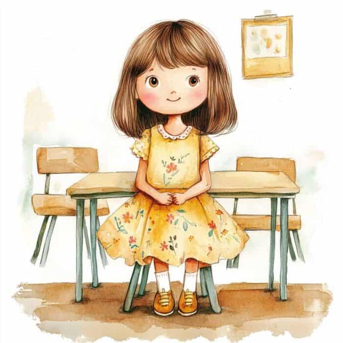 Povestioară de seară pentru copii - Vilma merge la școală