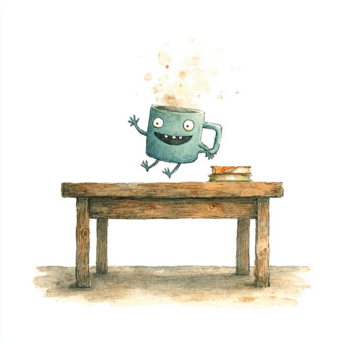 Povestioară pentru copii - Cana murdară de la grădiniță